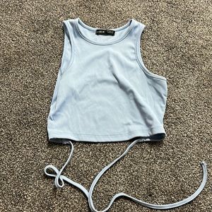 SHEIN Tie back tank, size small